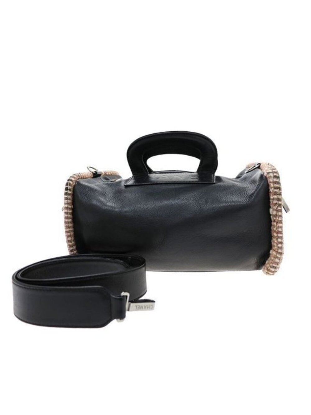 Chanel 2-Way Shoulder Bag Black